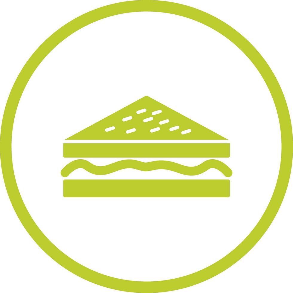 Unique Sandwich Vector Icon