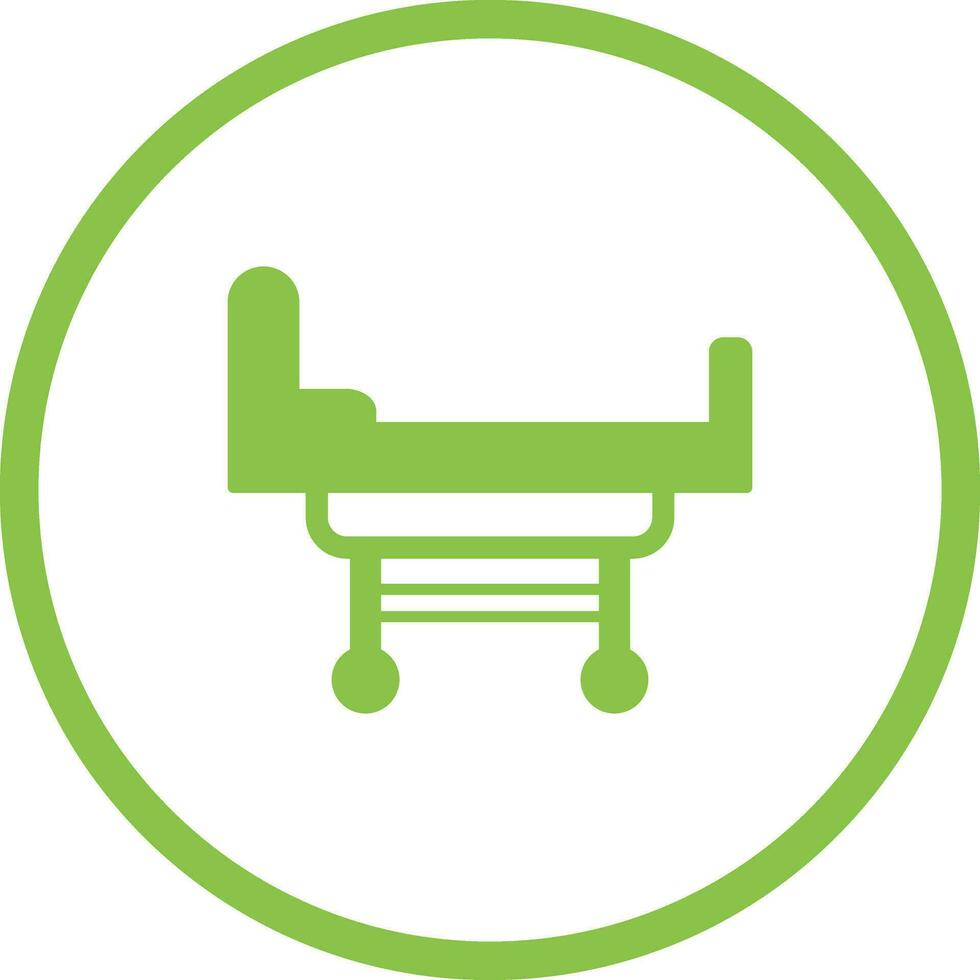 Hospital Bed Vector Icon