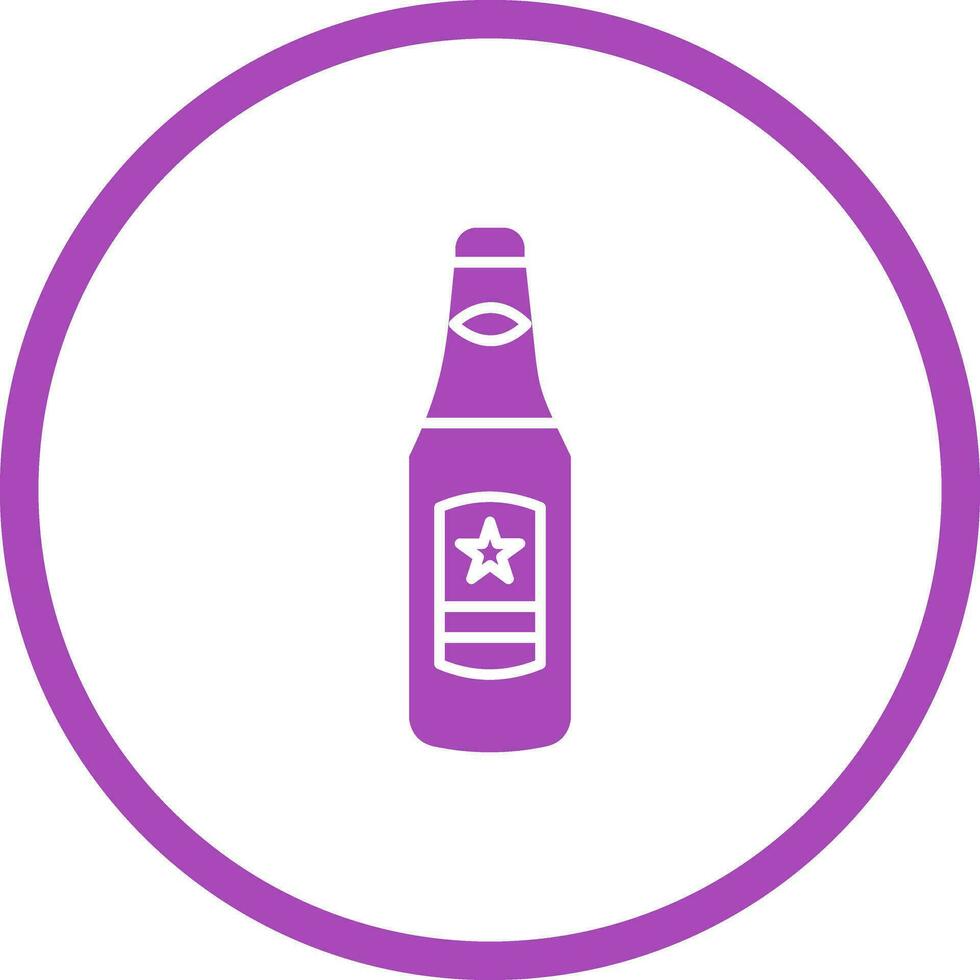 Beer Bottle Vector Icon