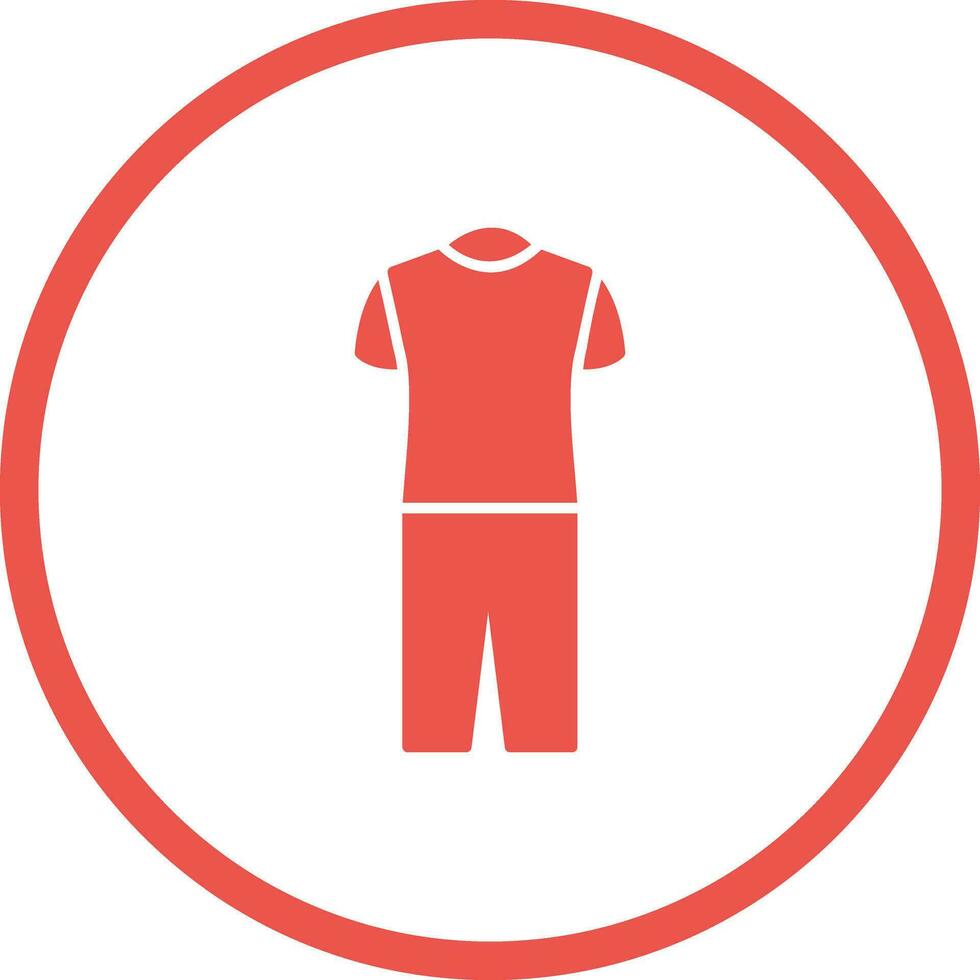 Pyjamas Suit Vector Icon