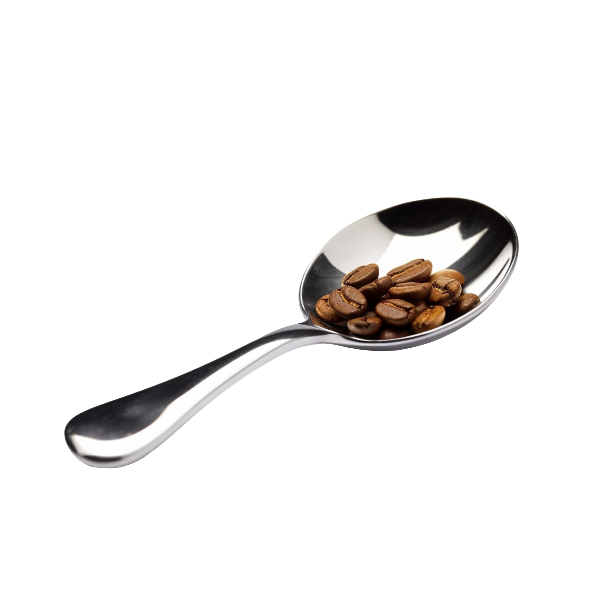 Coffee Spoon isolated on background with Generative AI 24955733 PNG