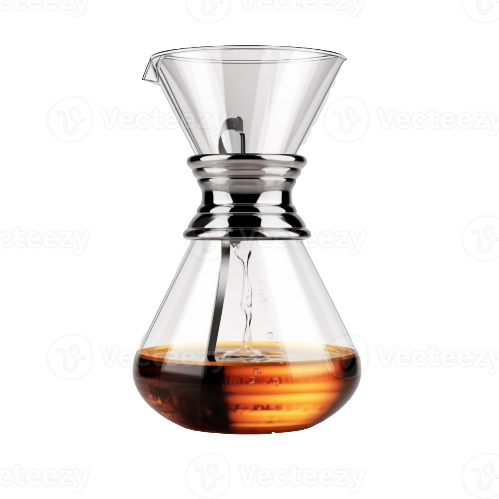 Coffee Dripper isolated on background with Generative AI 24955759 PNG