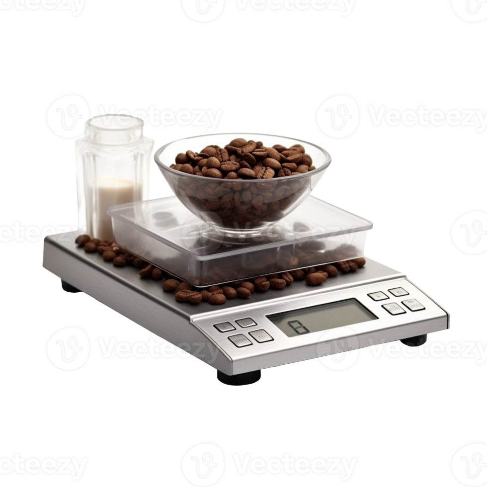 Coffee Scale isolated on background with png