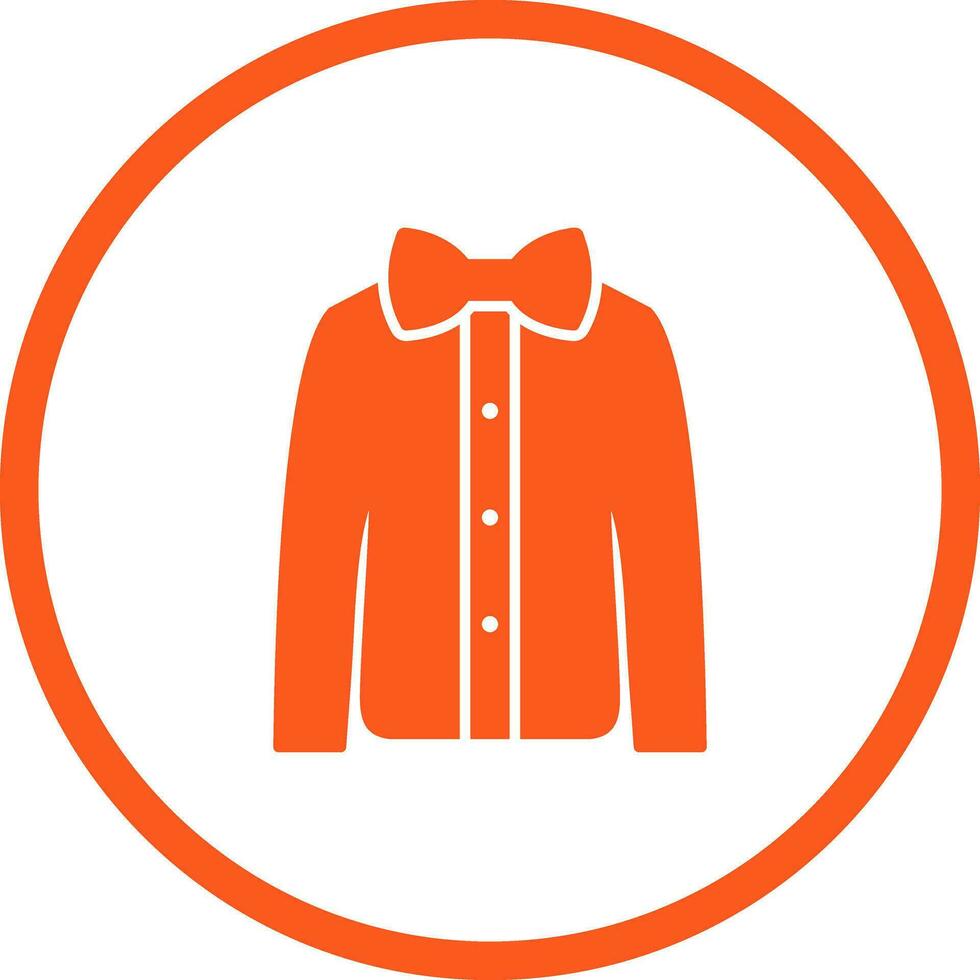 Shirt with Bow Vector Icon
