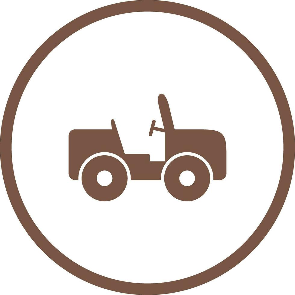 Safari Jeep Vector Icon