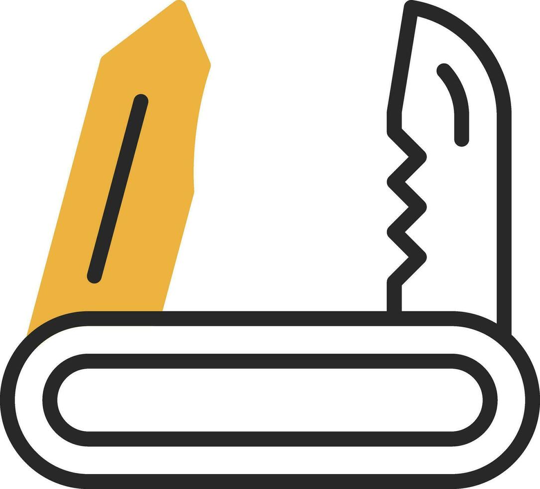 Swiss army knife Vector Icon Design