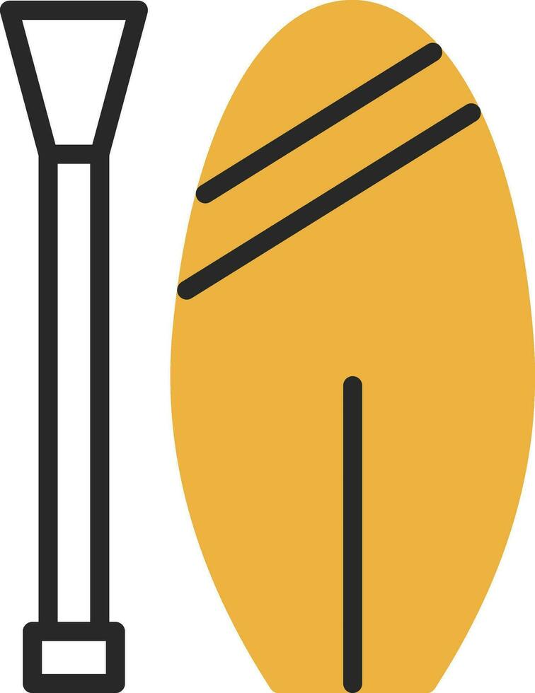 Paddle board Vector Icon Design