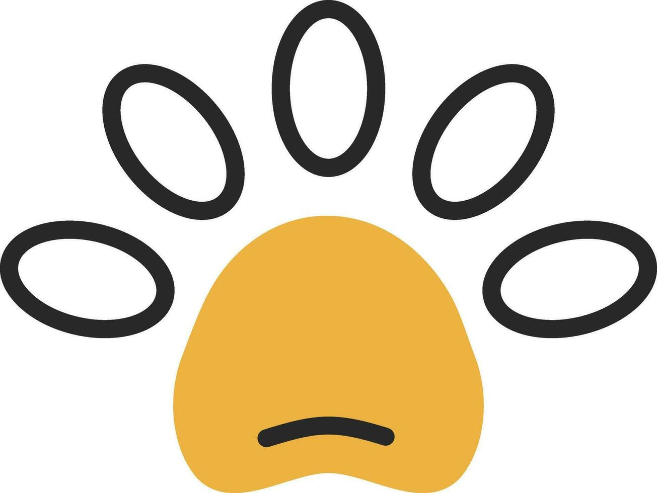 Paw Vector Icon Design