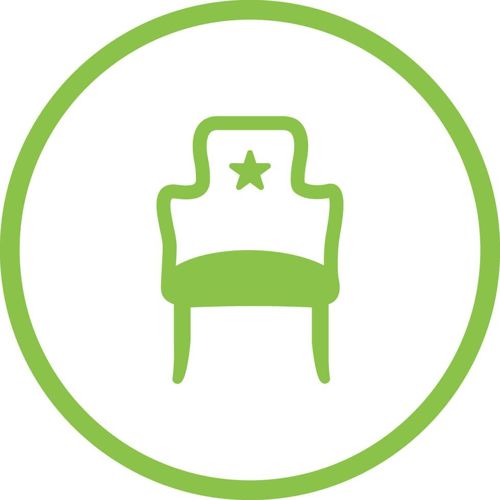 icono de vector de asiento