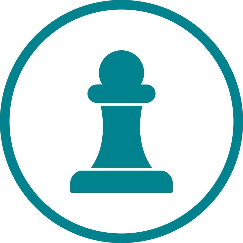 Unique Pawn Vector Icon