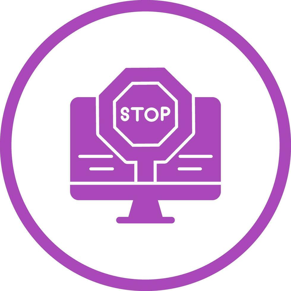 Stop Vector Icon