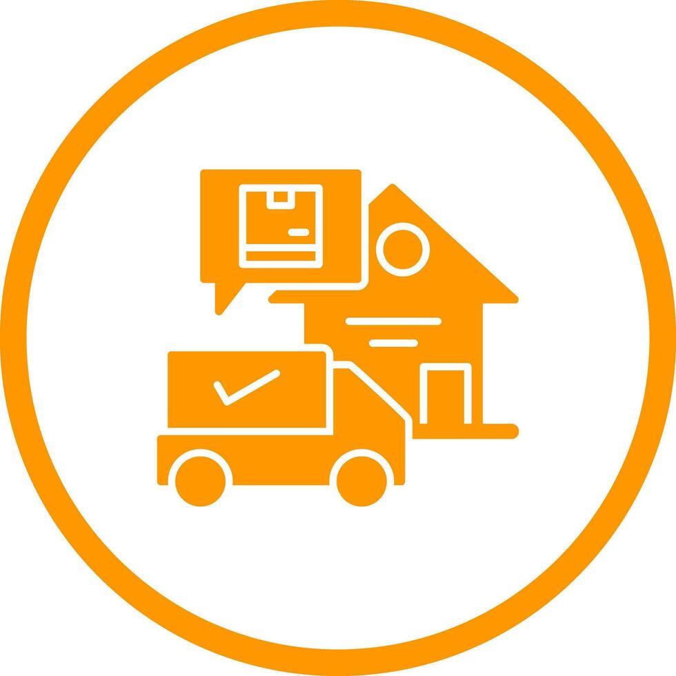 Package Receiving Vector Icon