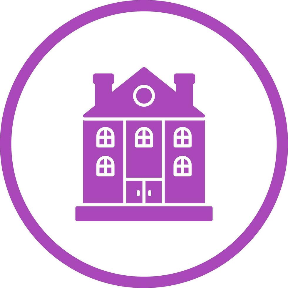 Mansion Vector Icon
