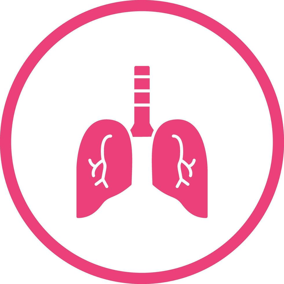 Lung Vector Icon