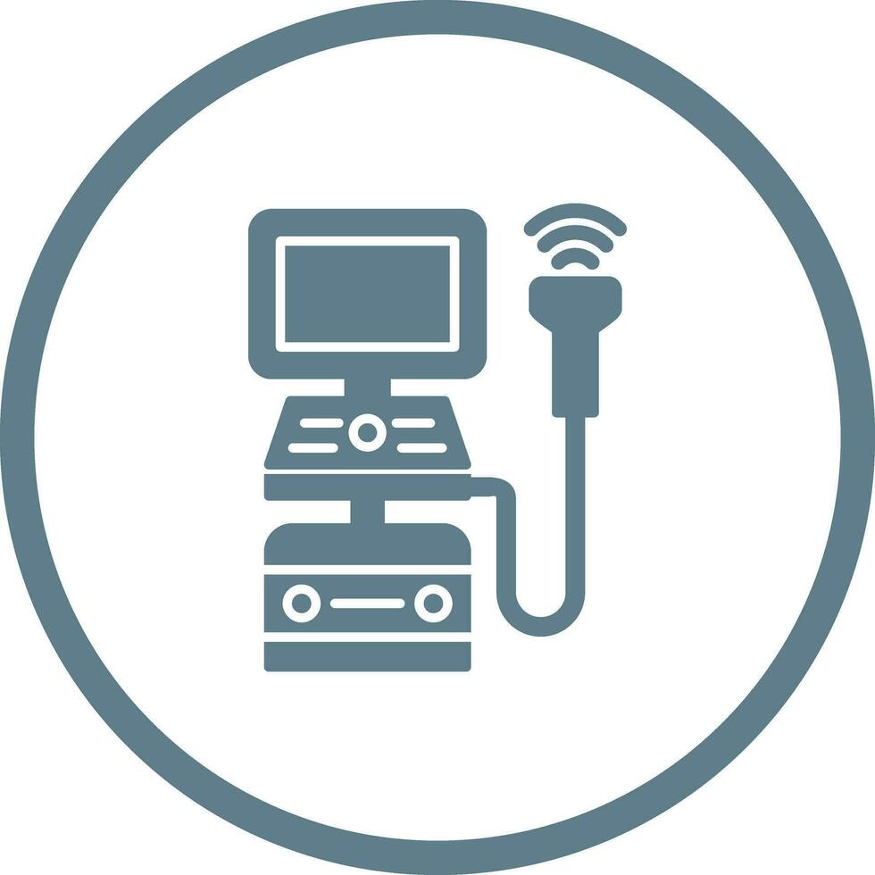 Ultrasound Machine Vector Icon