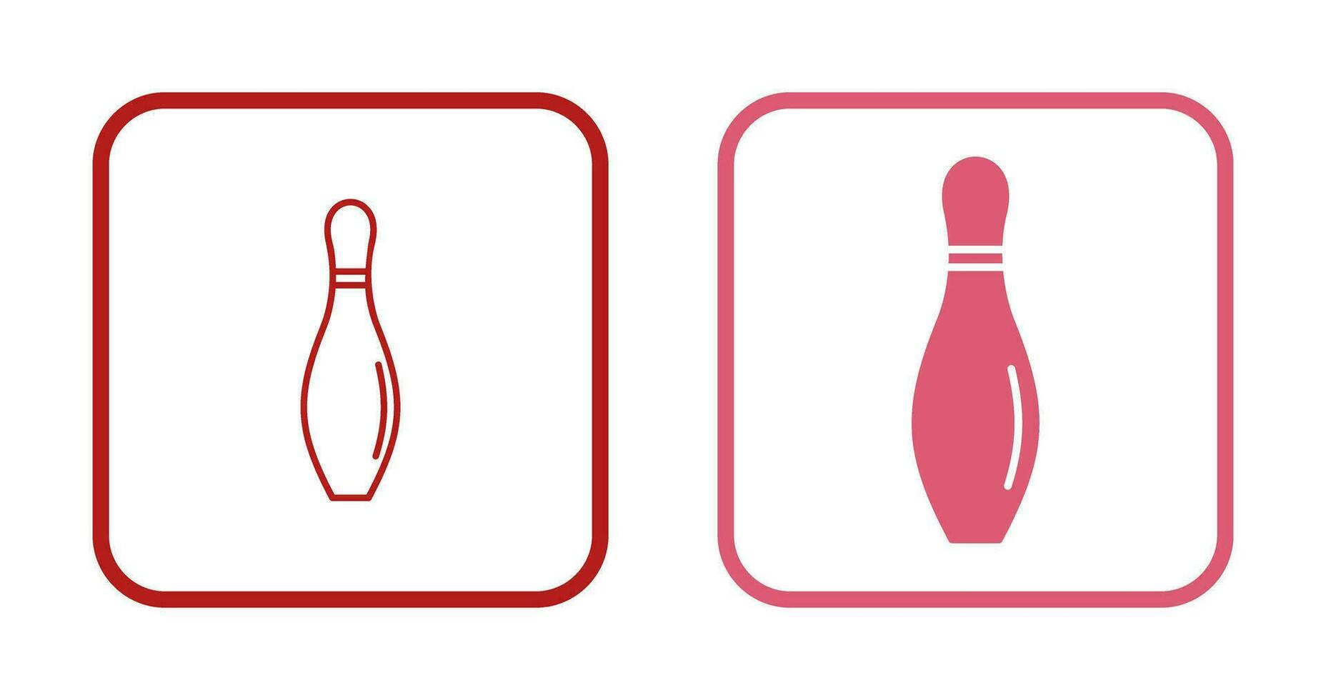 Bowling Pin Vector Icon