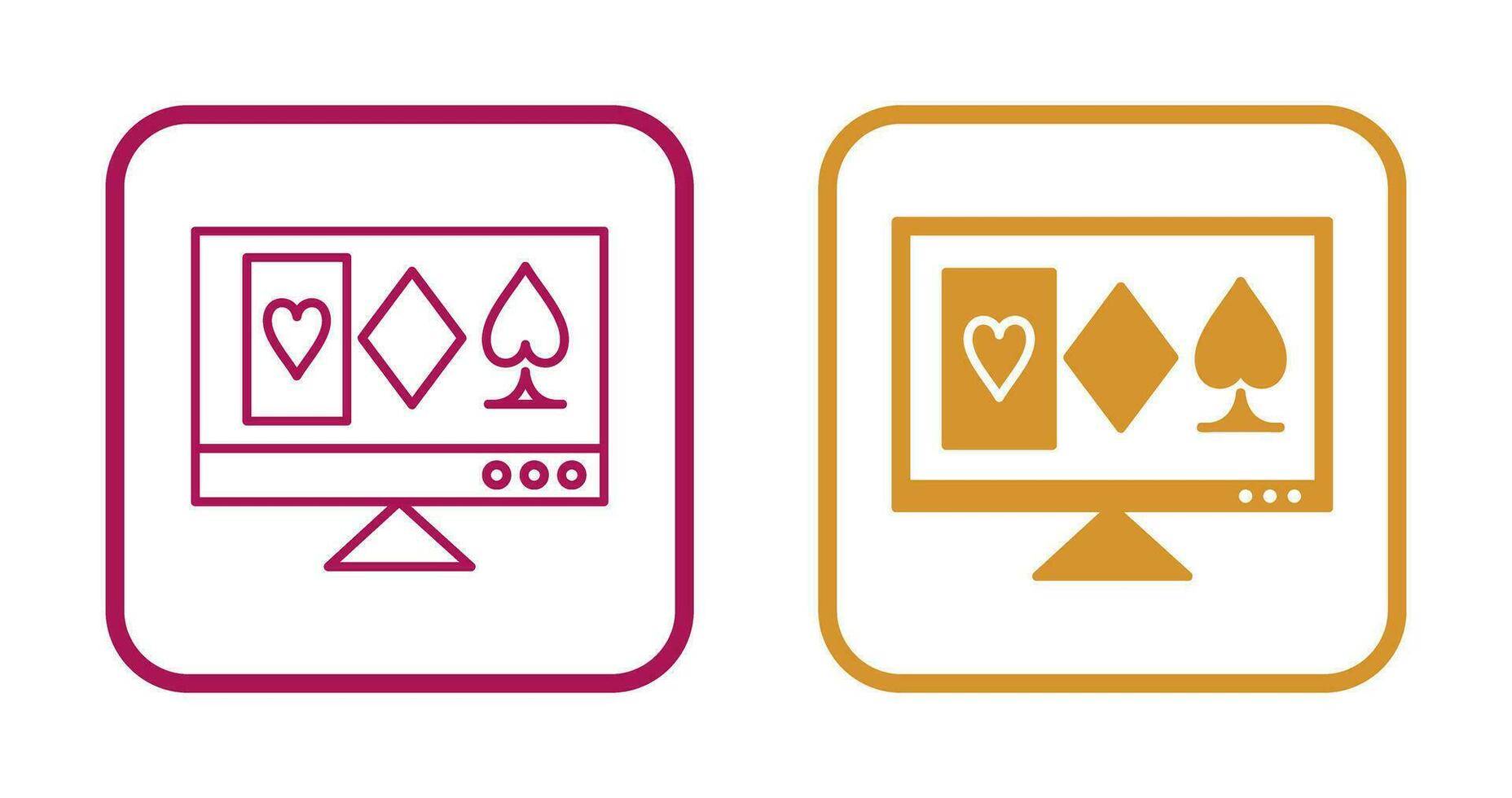 Online Gambling Vector Icon