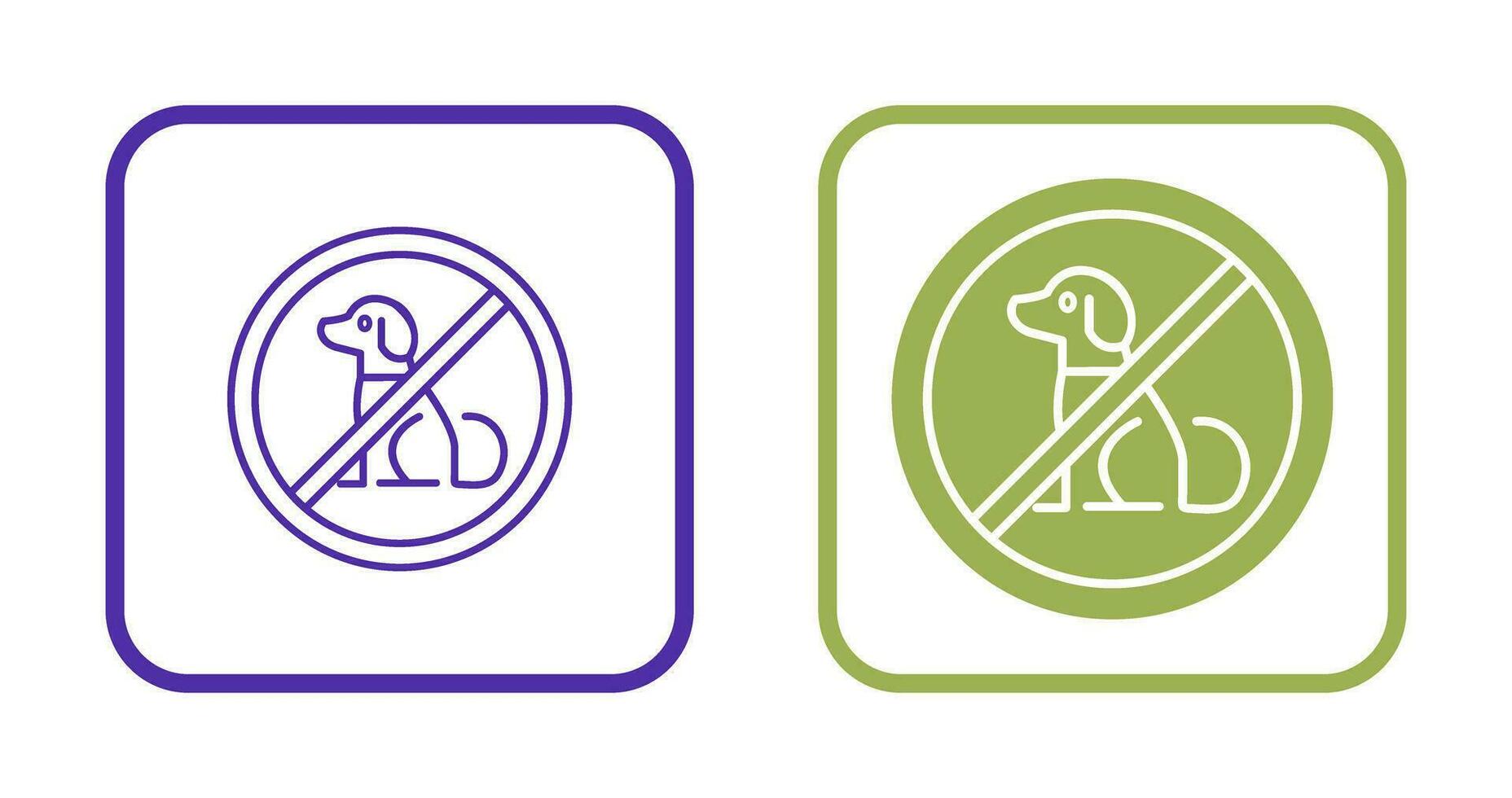 No Pets Vector Icon