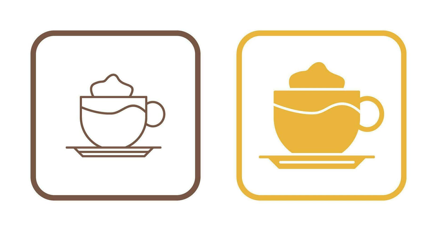 Latte Vector Icon