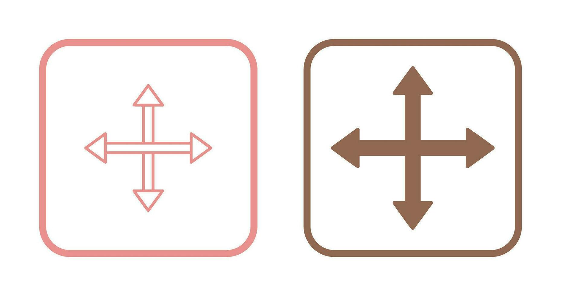 Unique Move Vector Icon