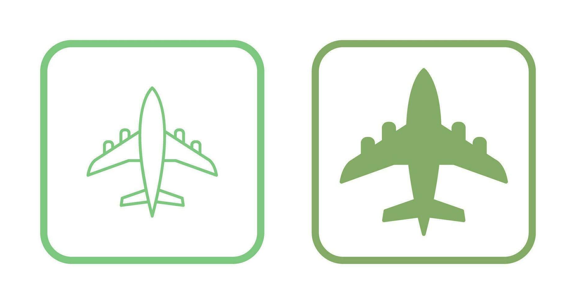 icono de vector de avión