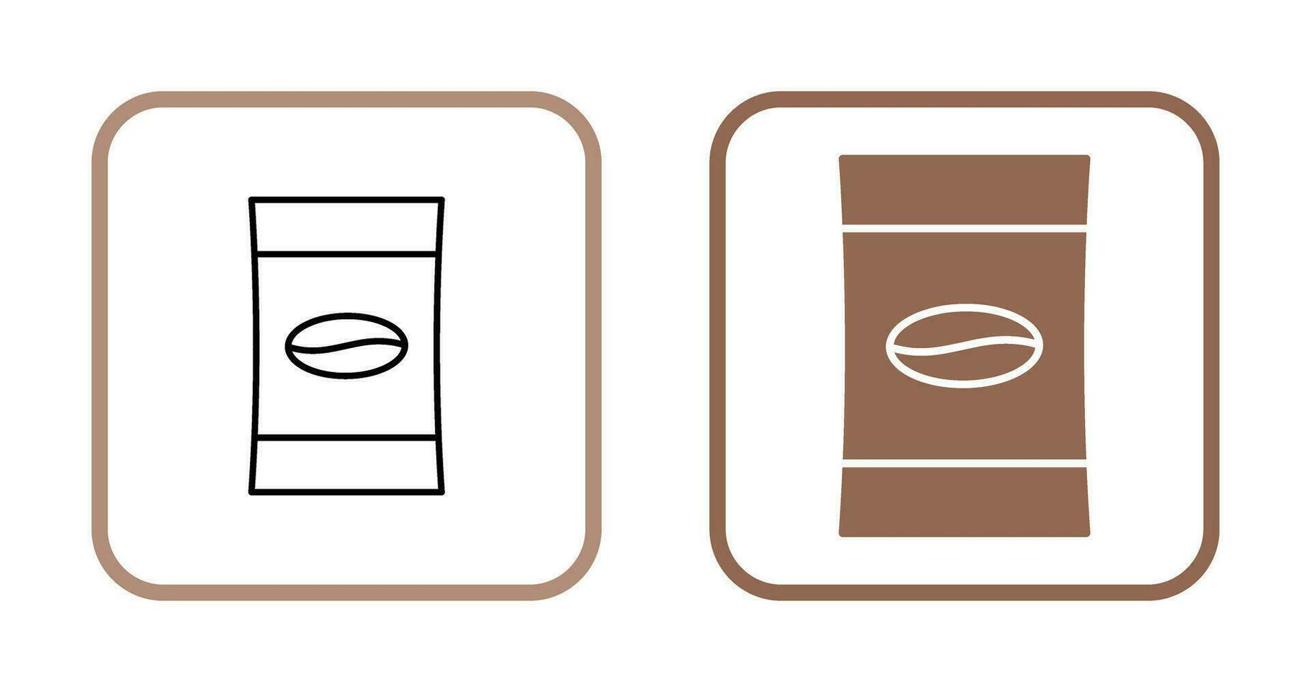 Coffee Packets Vector Icon