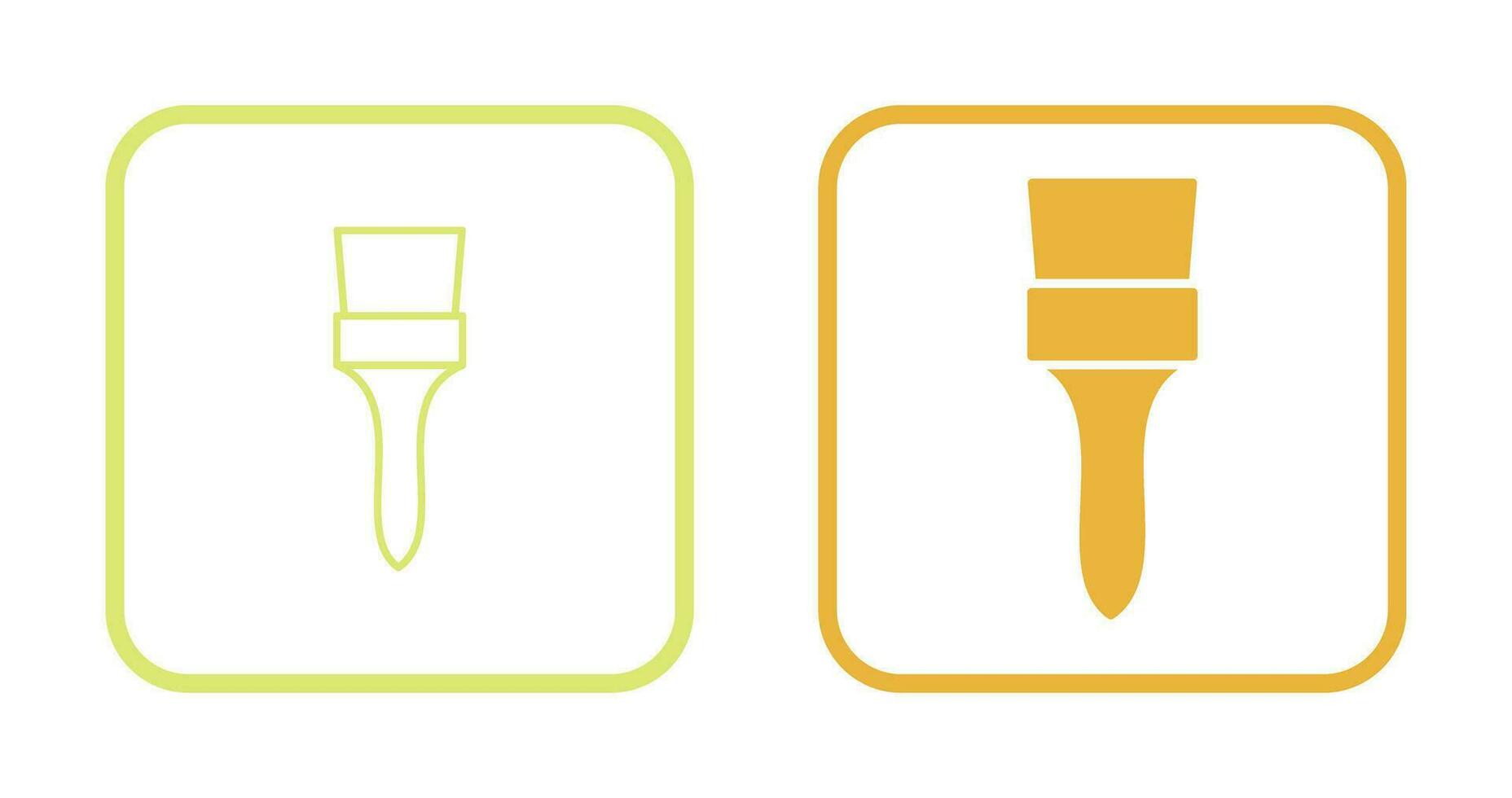 Unique Brush Vector Icon
