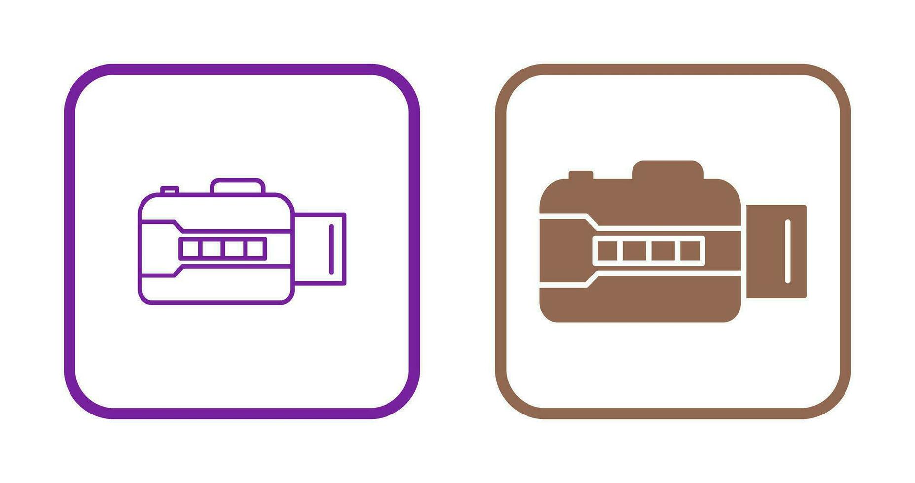 Unique Open Camera Vector Icon