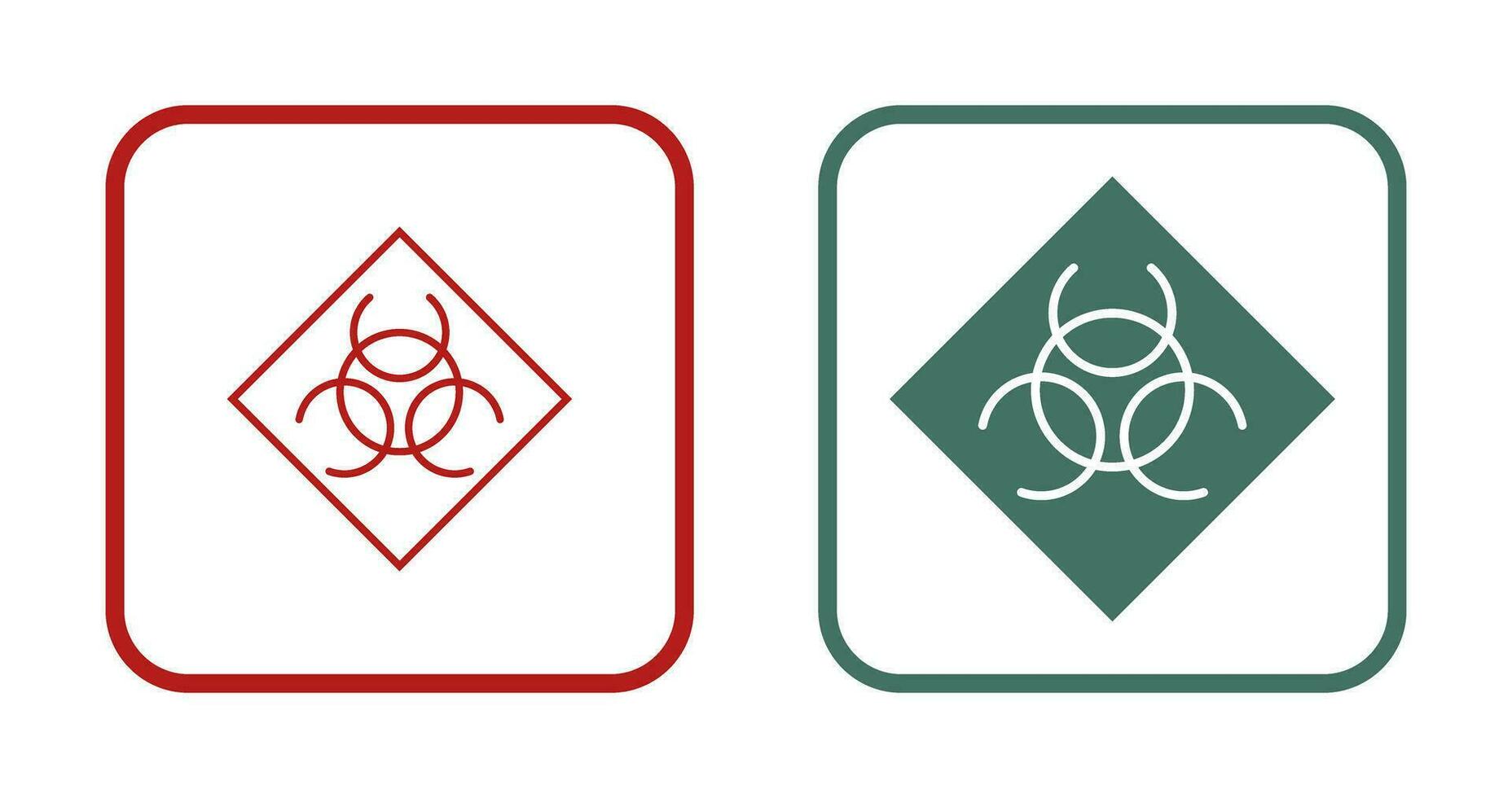 Biological Hazard Vector Icon