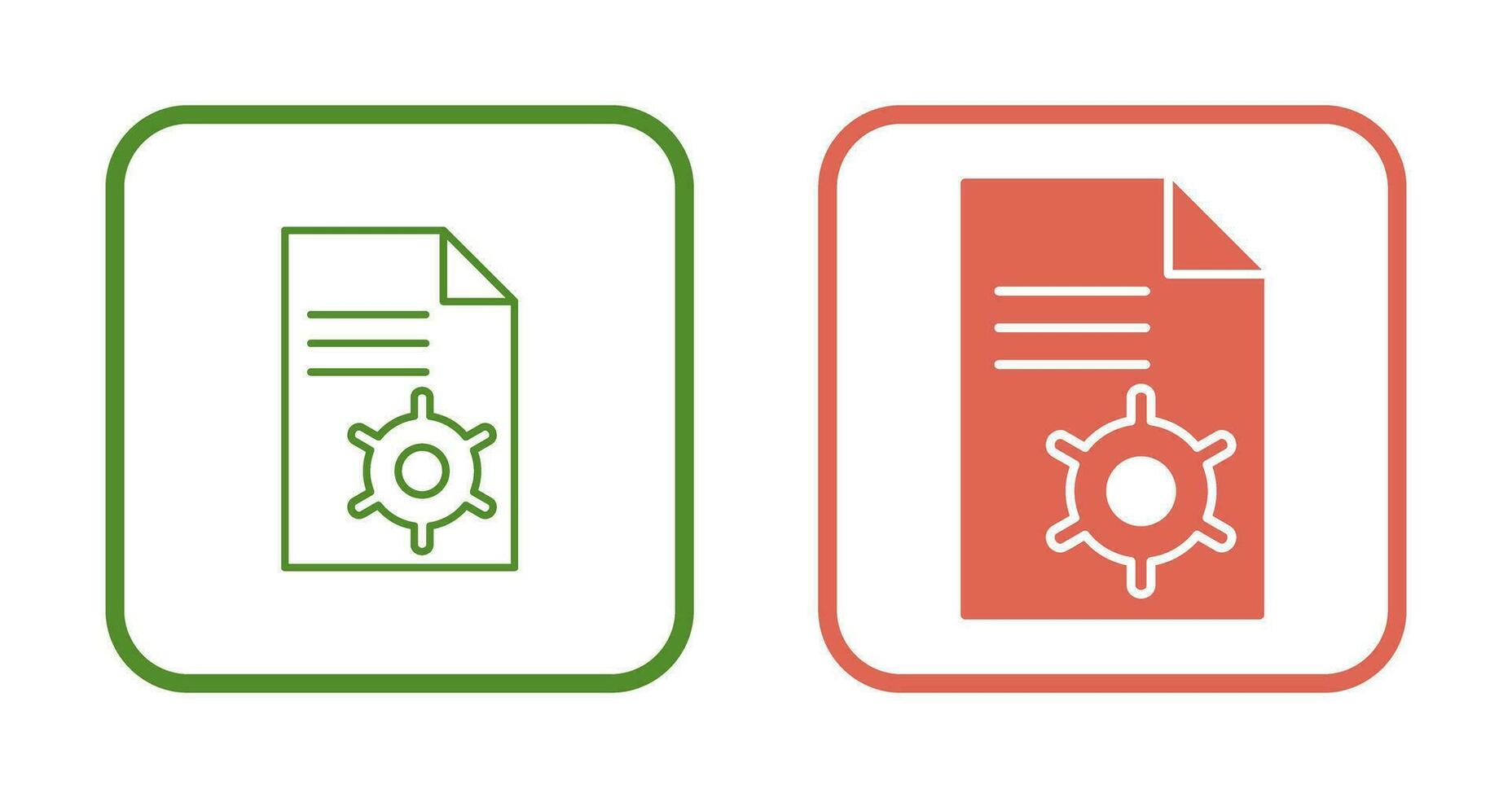 Unique Content Management Vector Icon