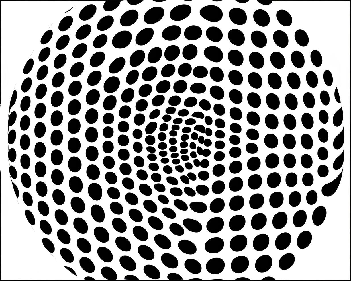 optical illusion dots photo