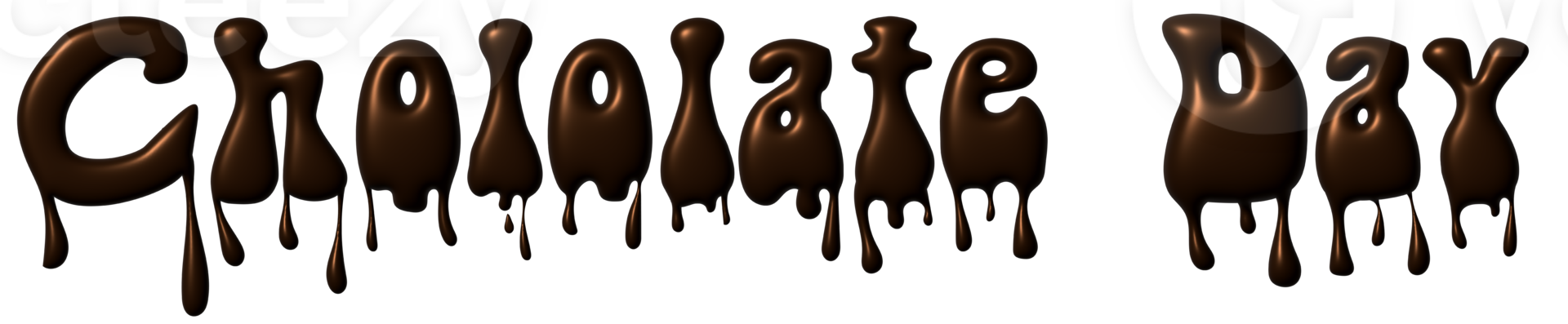 Chocolate Dessert for Chocolate Day PNG Transparent Background