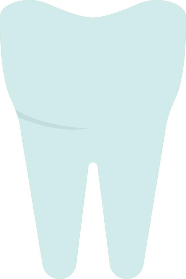aislado diente diagrama icono en gris color. vector