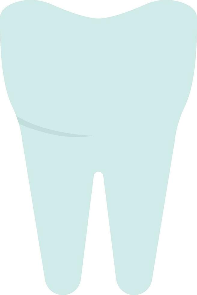 Isolated Tooth Diagram Icon In Grey Color. vector