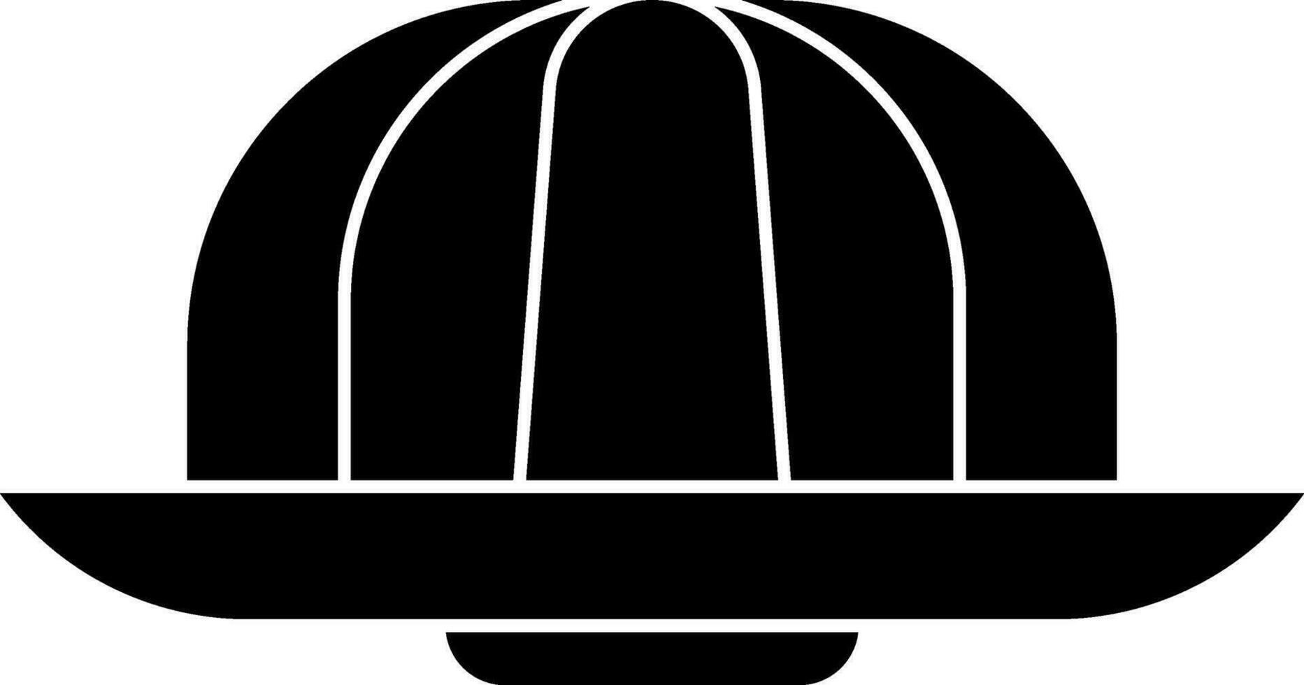 Glyph icon of jelly in Black and White color. vector