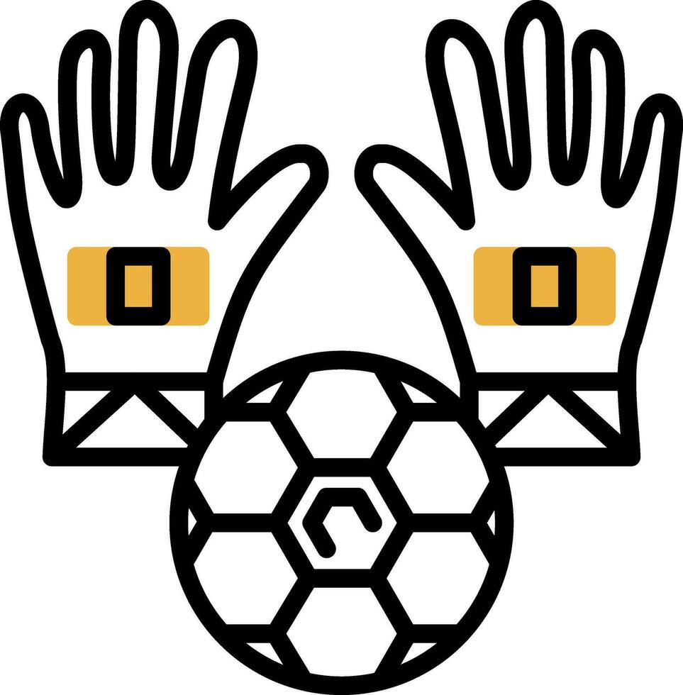 Goalie Vector Icon Design