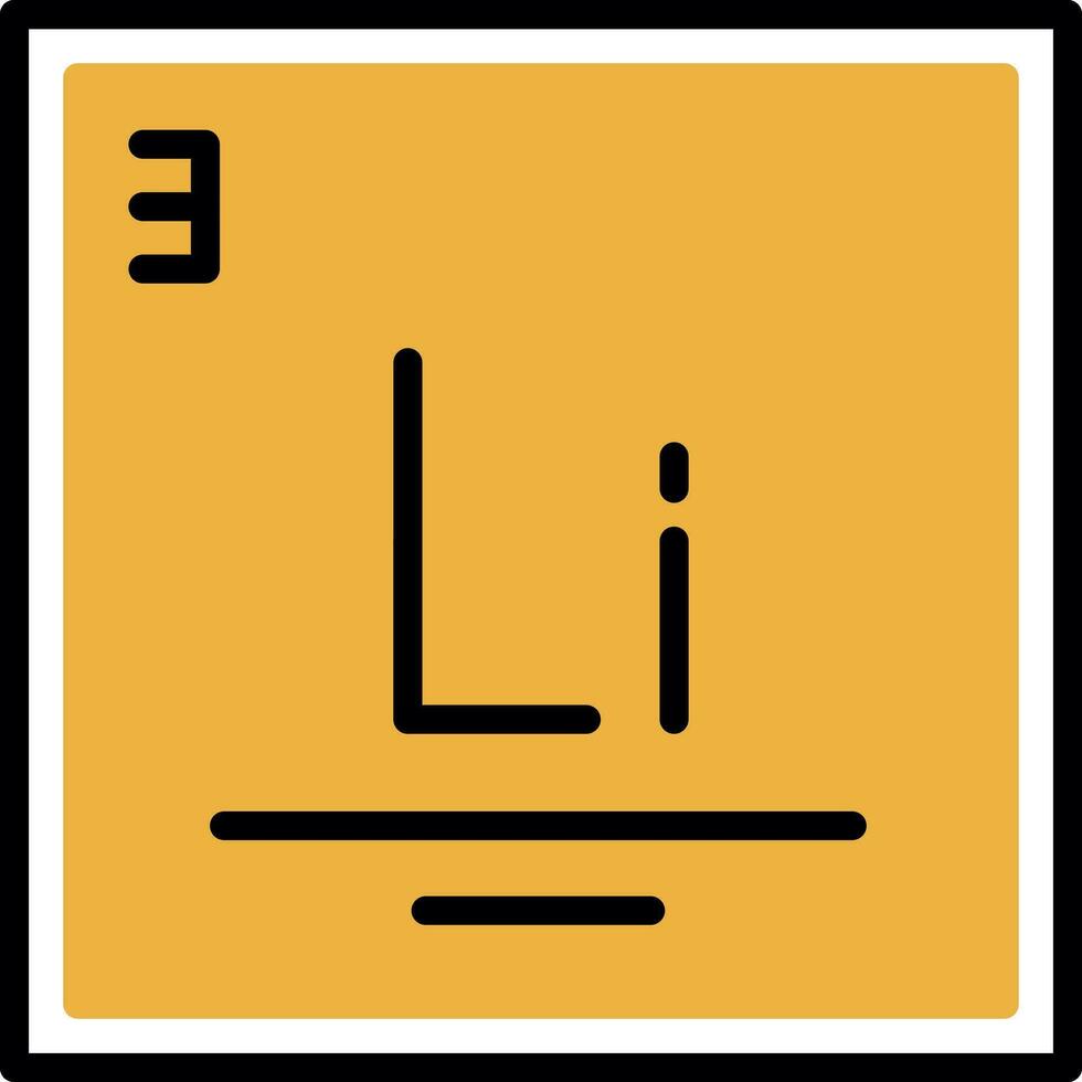 Lithium Vector Icon Design