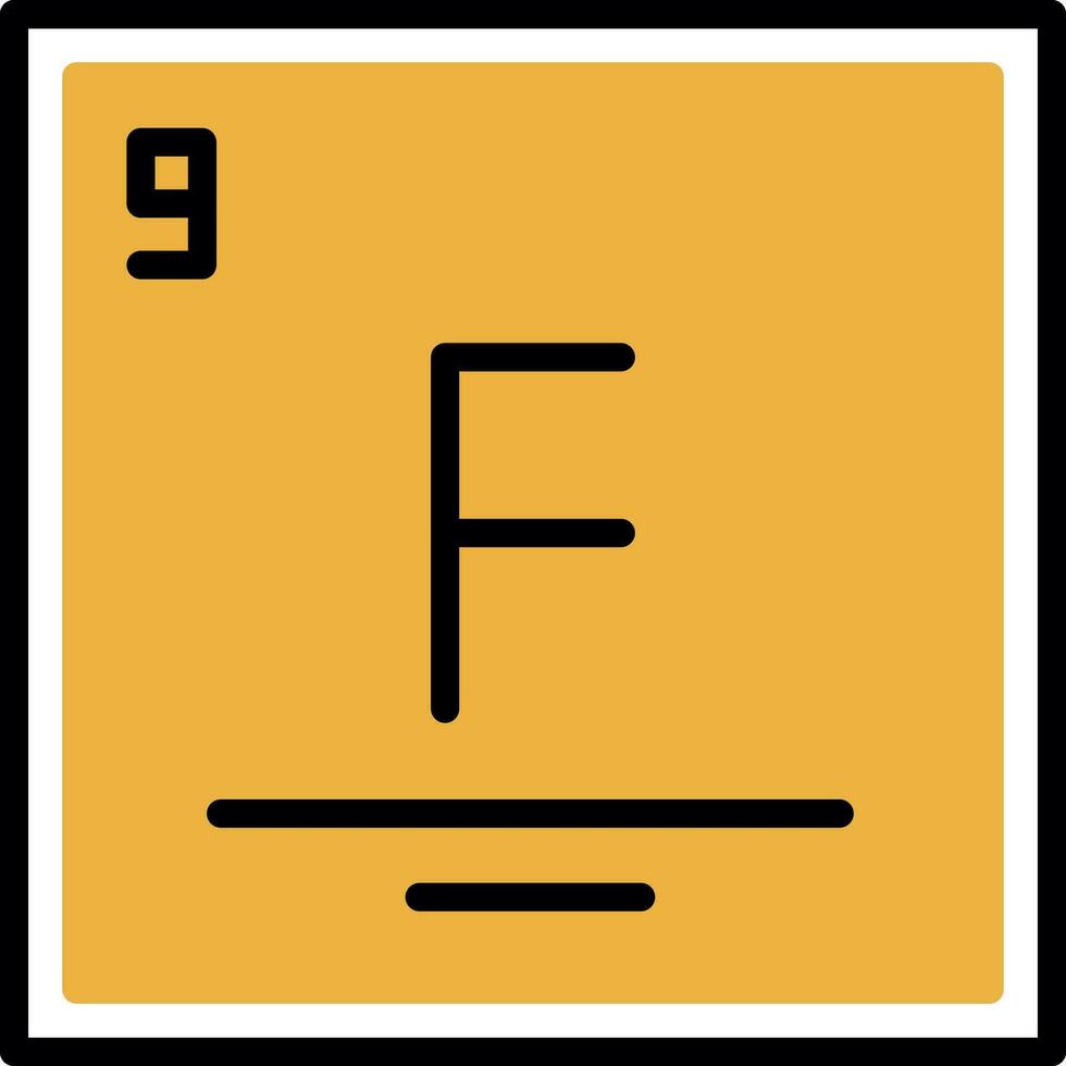 Fluorine Vector Icon Design