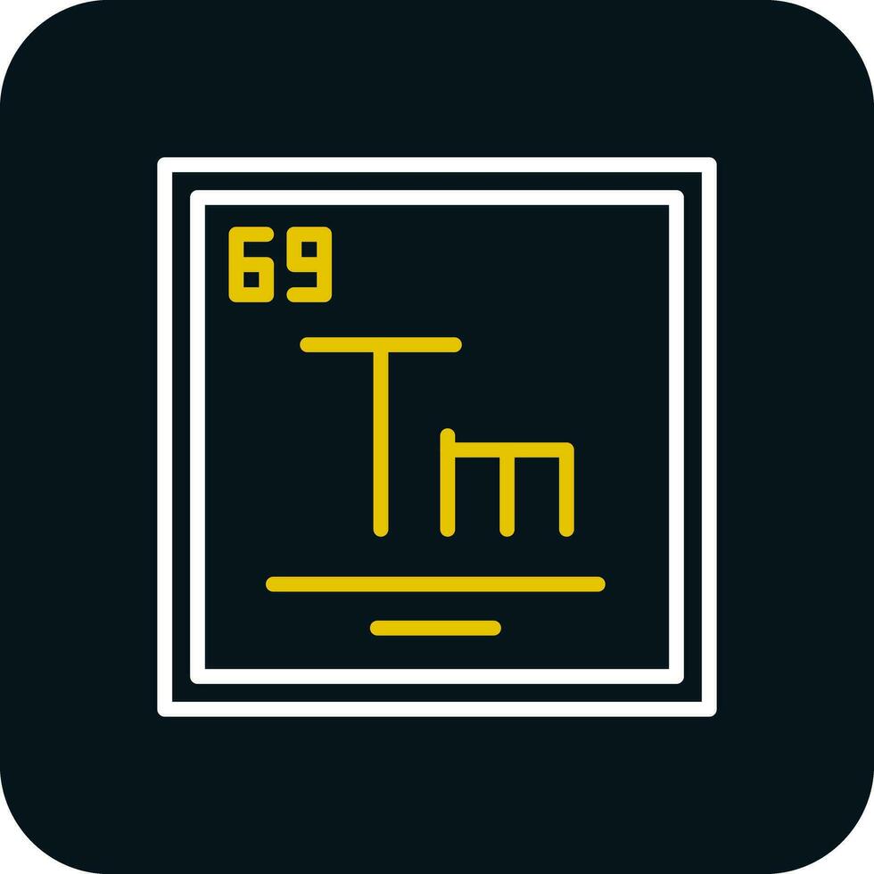 Thulium Vector Icon Design