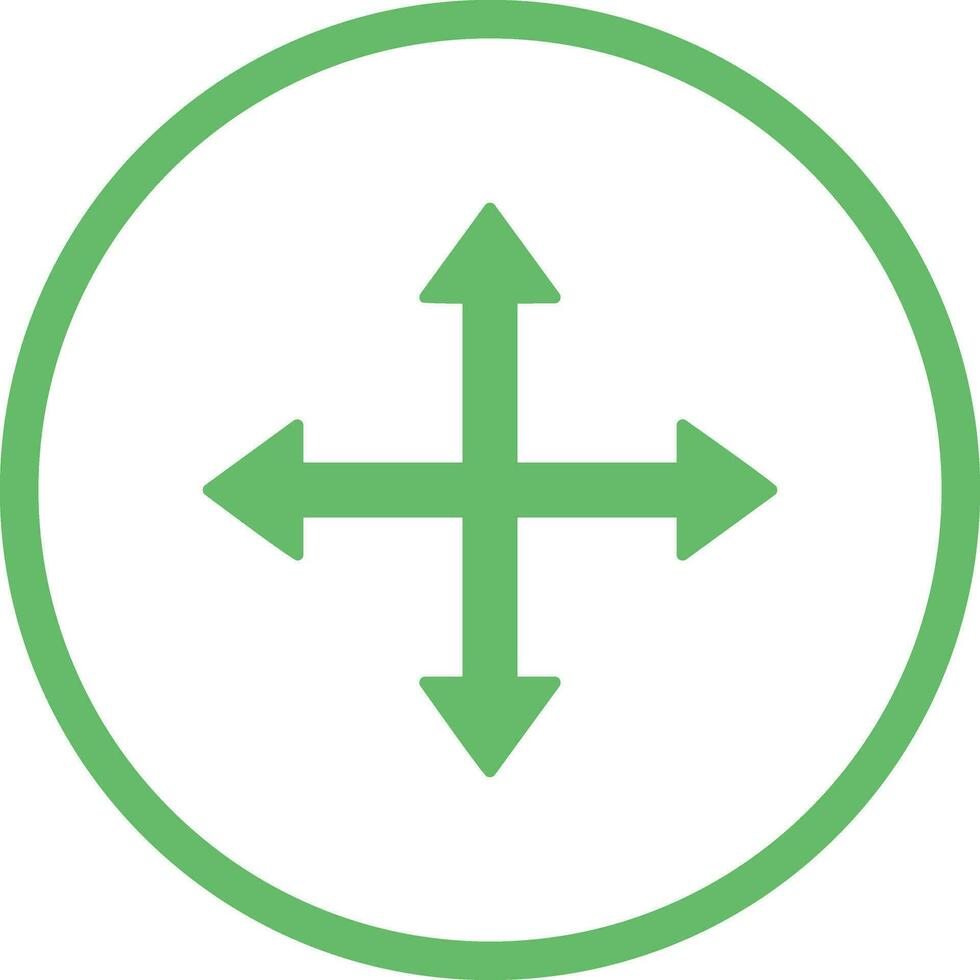 Unique Move Vector Icon