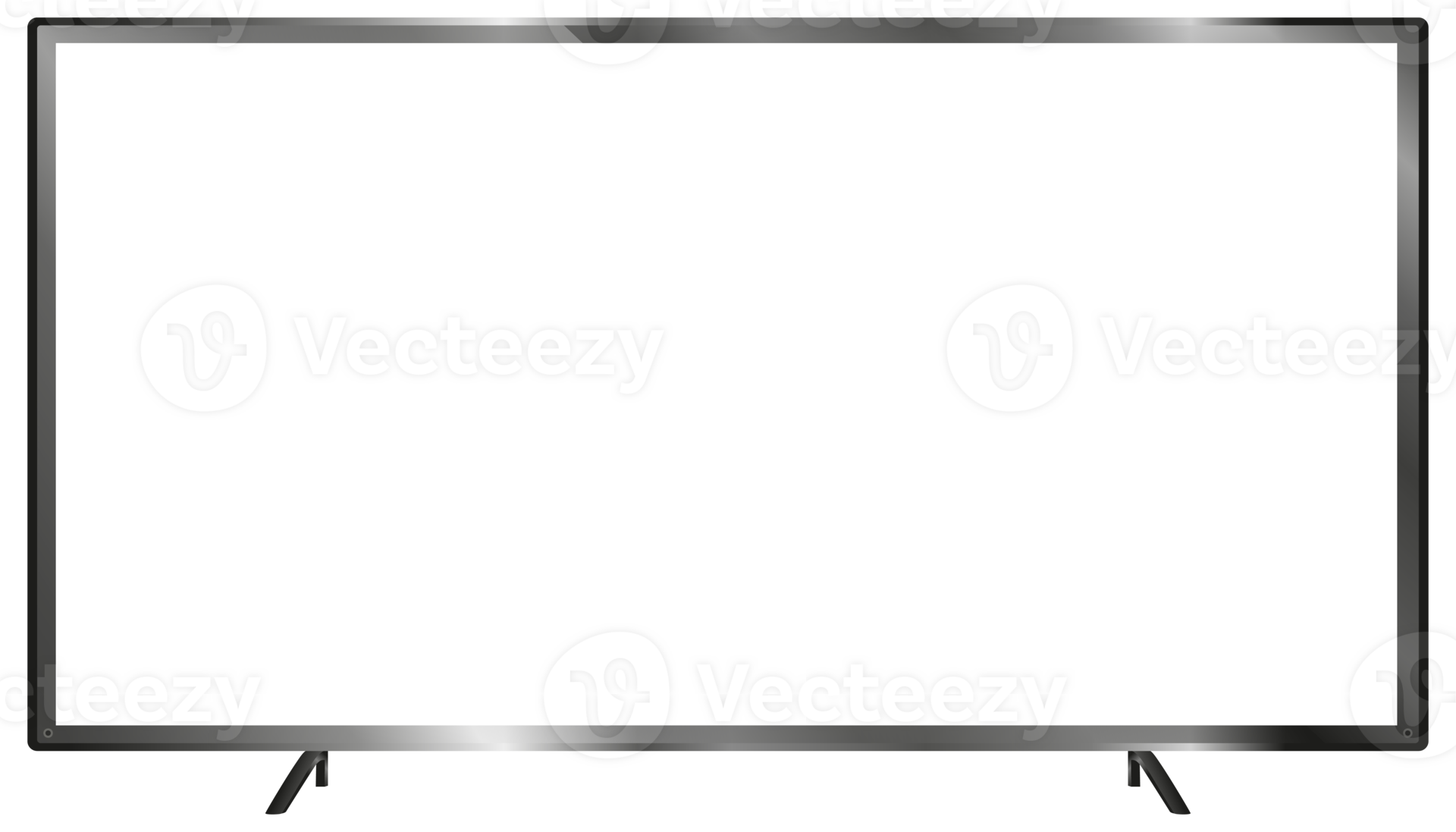 4K TV Flat Screen lcd,Oled,Plasma, Realistic 3D Model White Blank
