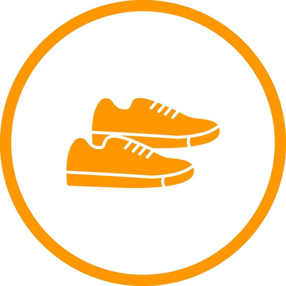 icono de vector de zapatillas