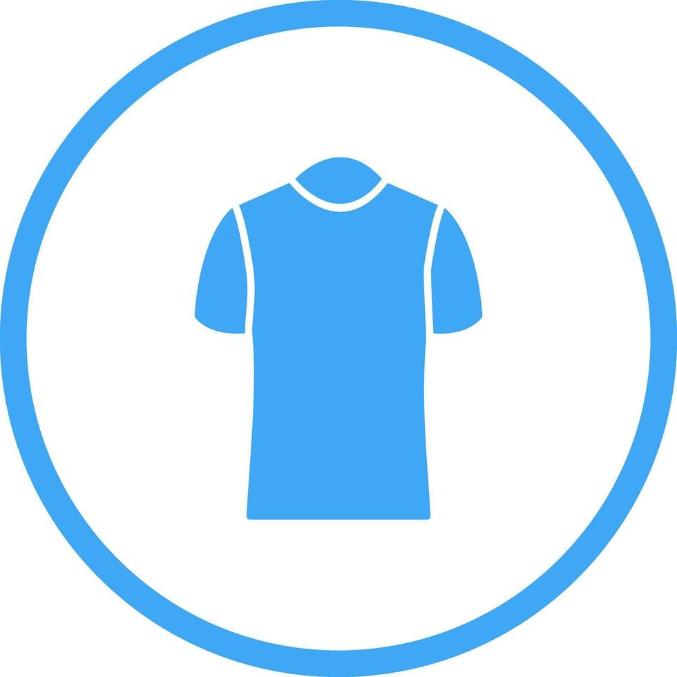 icono de vector de camisa de polo