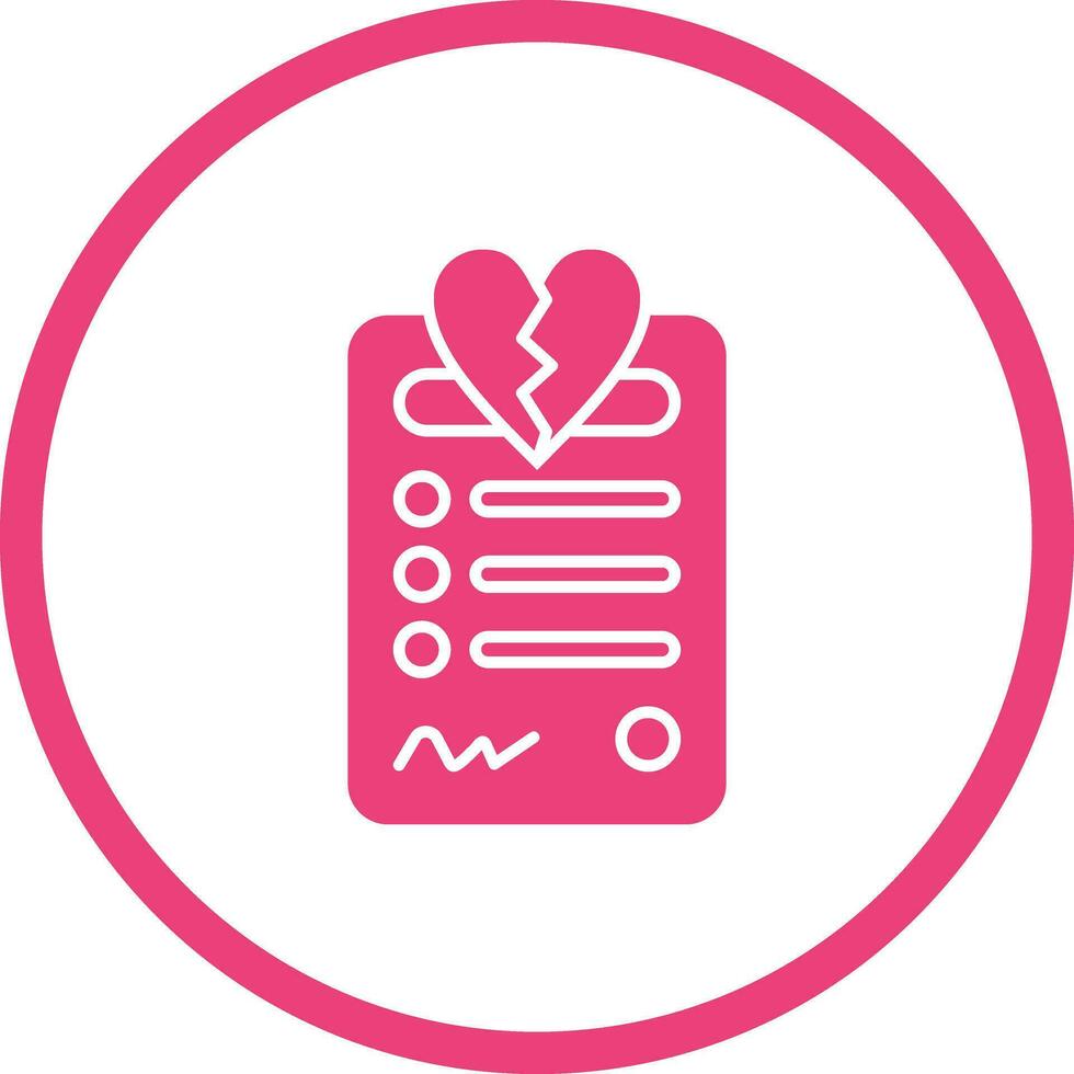 Divorce Vector Icon