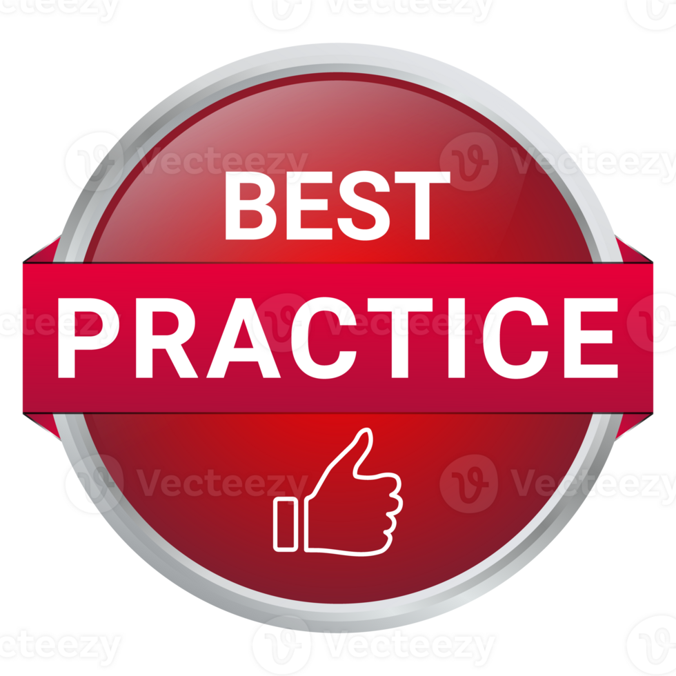 Best Practice Icon, Goals, Sharing, Emblem, Rubber Stamp, Way To Grow, Improvement Process Themes, Round Badge, Certified With Glossy 3D Realistic Looking png