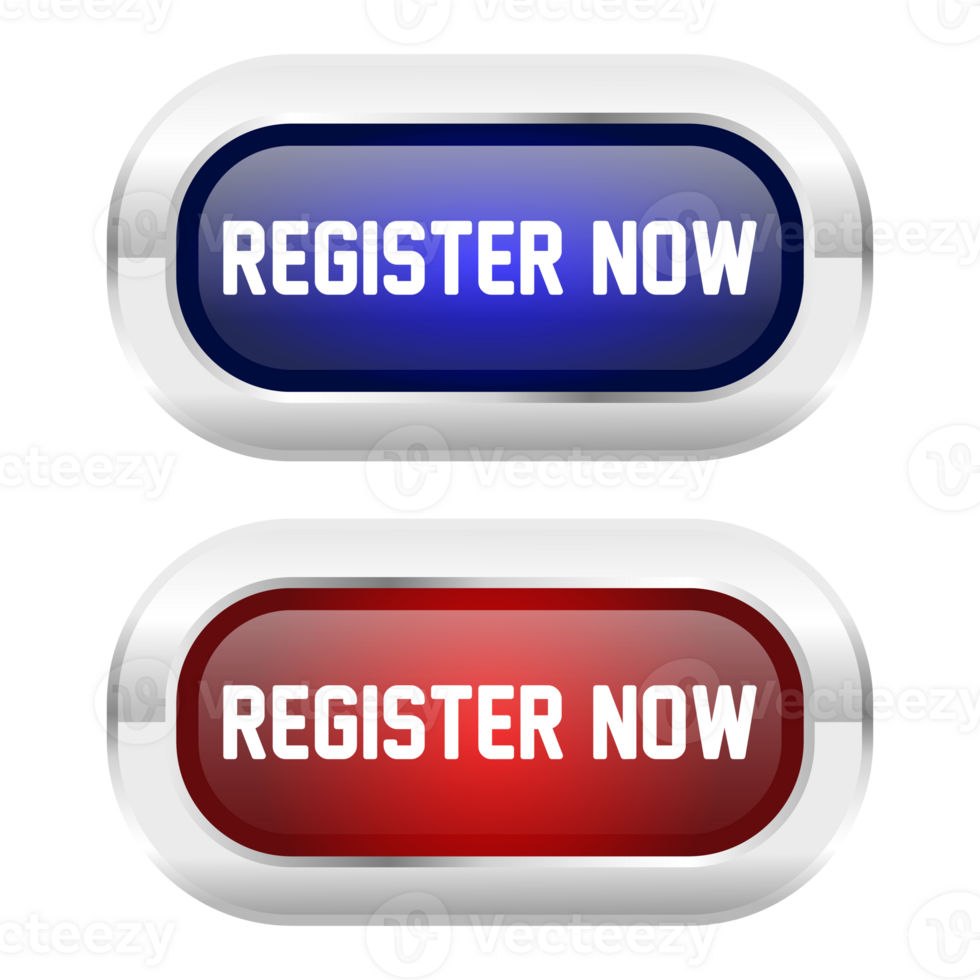 glossy 3d register now button, push button, badge, seal, stamp, tag, template, registration button, register now sign png
