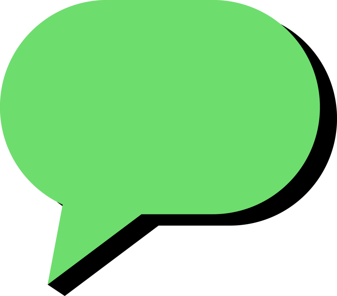 speech bubble illustration. colored text bubbles. free png