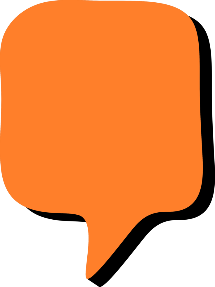 speech bubble illustration. colored text bubbles. free png