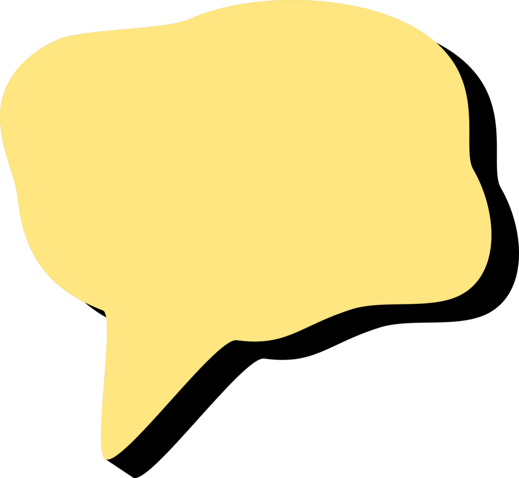 speech bubble illustration. colored text bubbles. free png