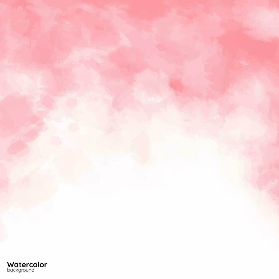 pink watercolor abstract background design vector